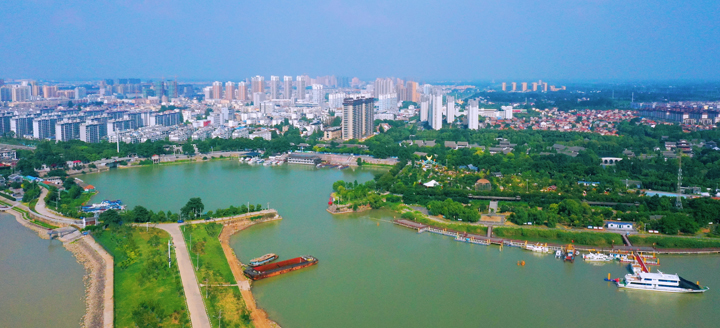 洪泽：夏日湖城景色美